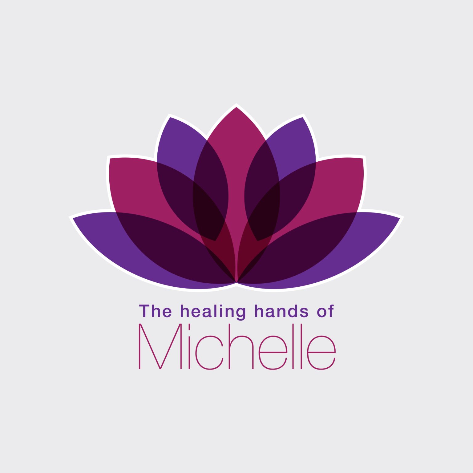 Logo design for Healing Hands of Michelle