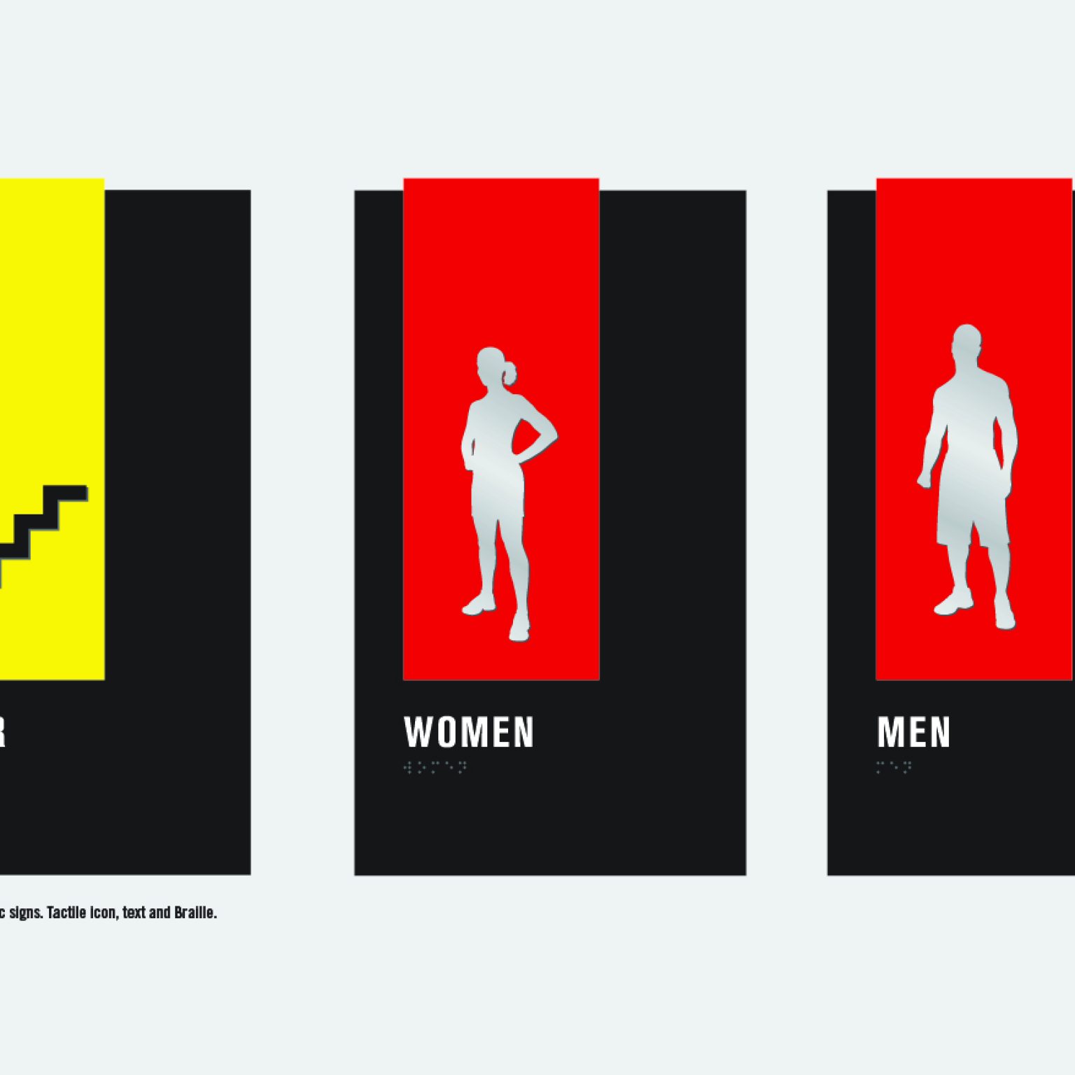 Wayfinding signs for UnderArmour