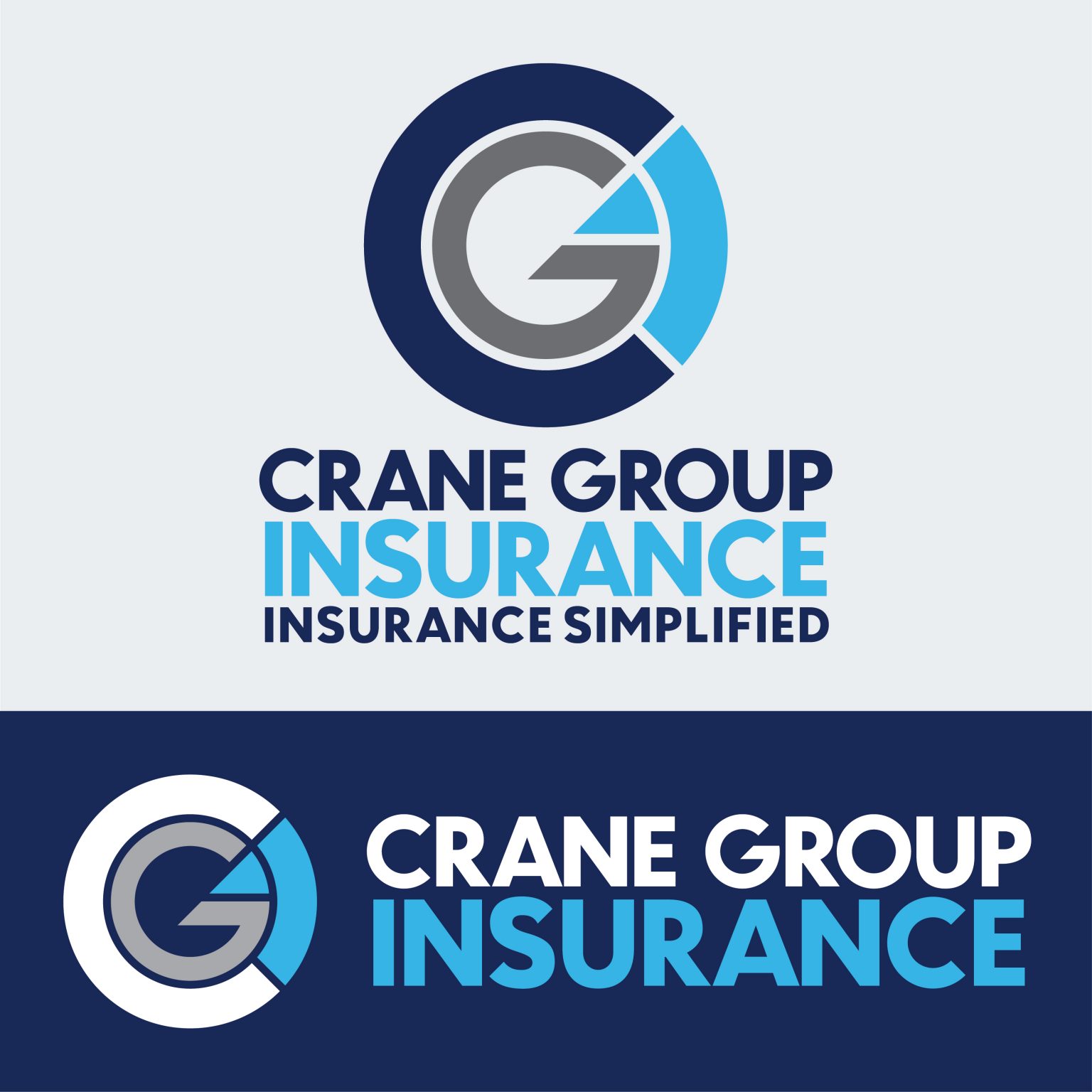 logo design for crane insurance group